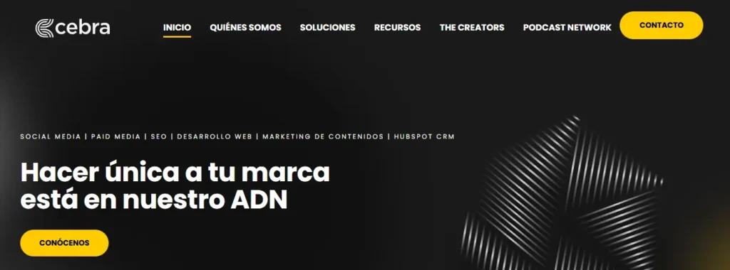 Agencia de marketing, Cebra