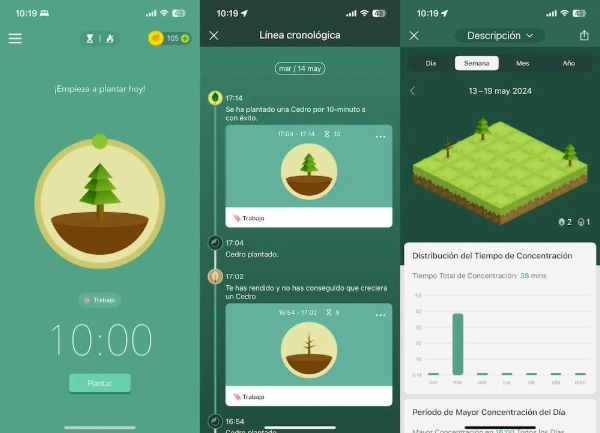 Forest: productividad sin distracciones