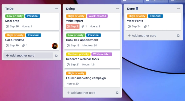 Trello: productividad en equipo y por tableros