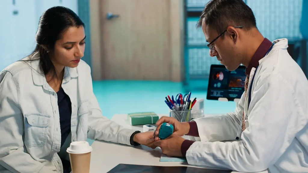 paciente recibe medicación