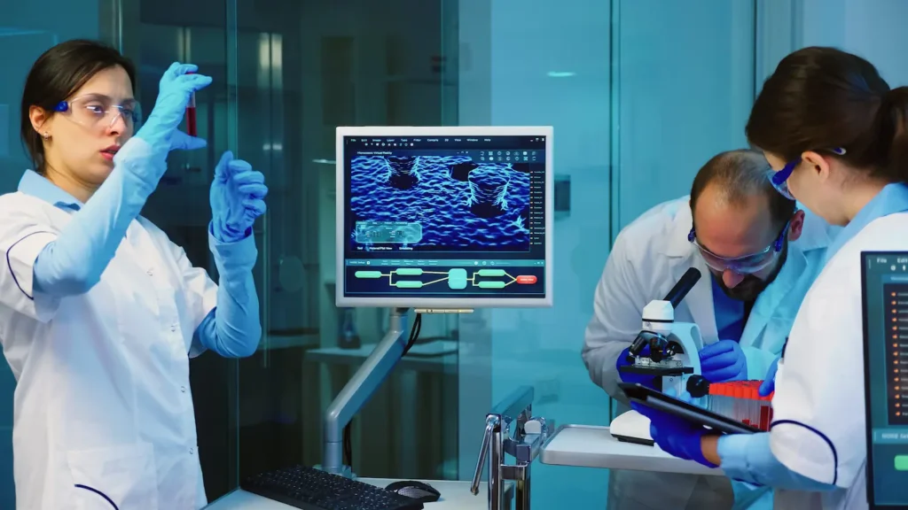 muestra con avances tecnologicos