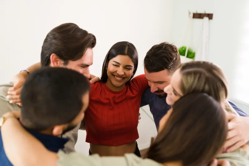 Reunión de un grupo de apoyo