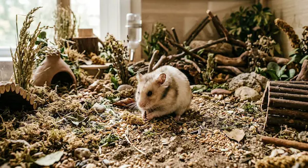 tipos de hamster comportamiento nocturno actividad rutina exploración ejercicio
