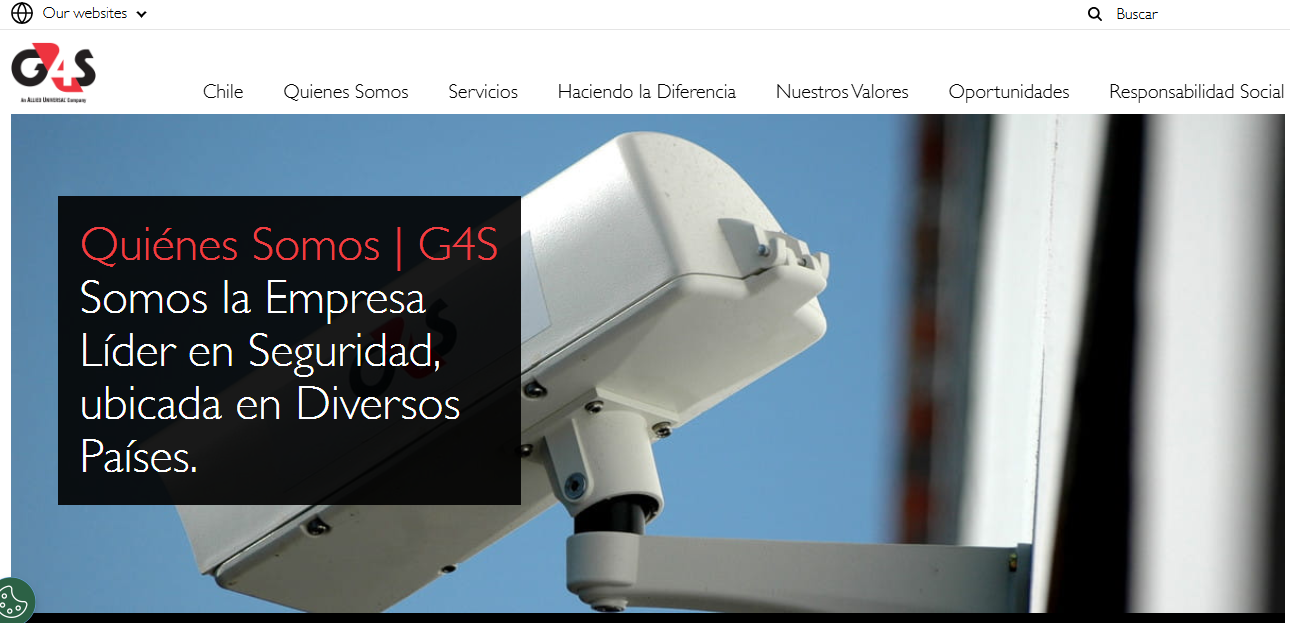 G4S Chile seguridad corporativa vigilancia internacional protección empresas