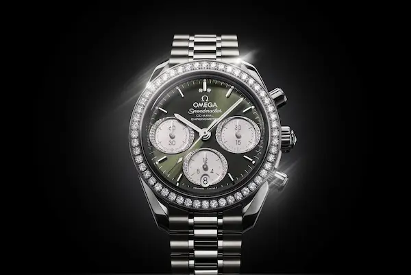Omega Moonwatch diamantes edición lujo
