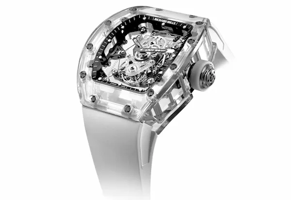Richard Mille RM zafiro transparente