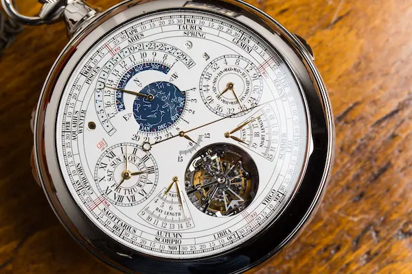 los relojes más caros del mundo Vacheron Constantin reloj mecánico complejo