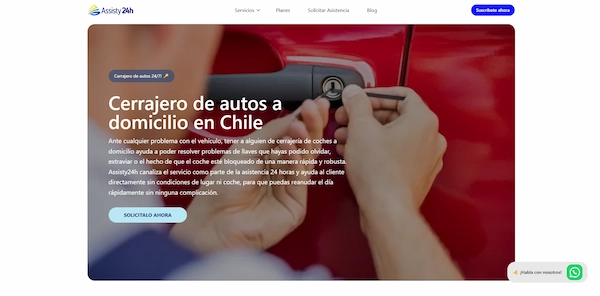 Assisty24h los mejores cerrajeros de autos a domicilio