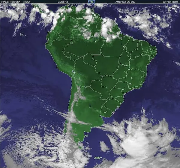 El tiempo satelital: actualización en tiempo real del clima
